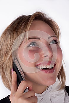 Woman with mobile phone