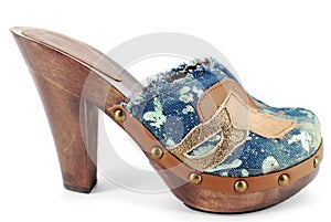 Woman modern clog photo