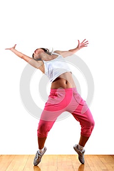 Woman modern dancer