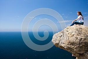 Woman and nature