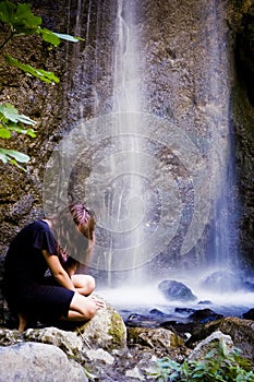 Woman in nature