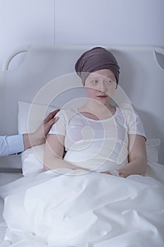 Woman with neoplasm photo