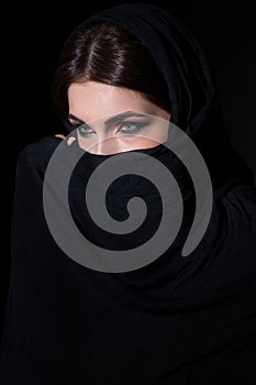 Woman in niqab