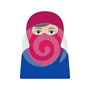 Woman with Niqab