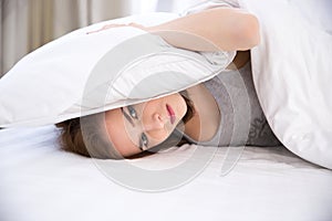 Woman not being able to sleep