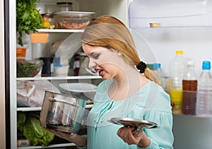 Woman noticed foul smell of food from casserole