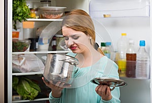 Woman noticed foul smell of food from casserole