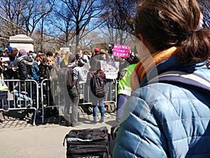 March for Our Lives, Gun Control, Columbus Circle, NYC, NY, USA