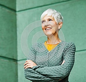 woman outdoor senior happy retirement elderly portrait female active park smiling old fun nature happiness mature