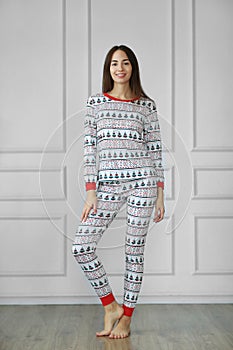 Woman in pajama