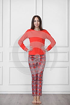 Woman in pajama