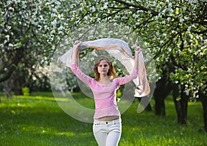 Woman at park