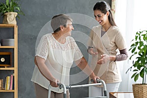 Woman with parkinson`s disease