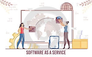 Woman Partner Cooperation via Software Service