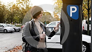 Woman Pays For Parking At Meter