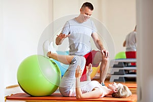 Woman with Personal Trainer