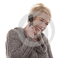 Woman on the phone