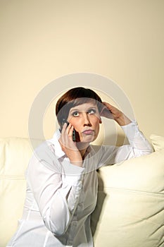 Woman on the phone