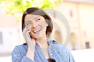 Woman on the phone