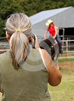 Woman Photograher