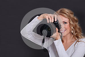 Woman photographer