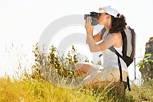 Woman photographer