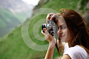woman photographer nature professionals landscape hobby lifestyle