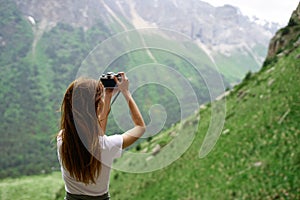 woman photographer nature professionals landscape hobby lifestyle