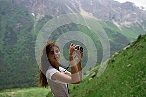 woman photographer nature professionals landscape hobby lifestyle