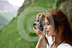 woman photographer nature professionals landscape hobby lifestyle