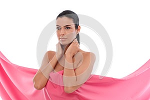 Woman in pink - Breast Cancer Awereness photo