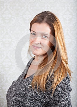 Woman portrait studio