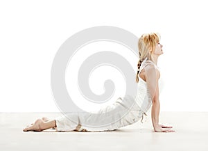 Woman practising yoga exercisewoman practising yog