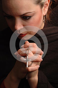 Woman praying