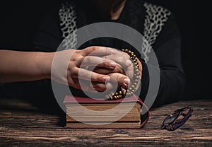 Woman praying god