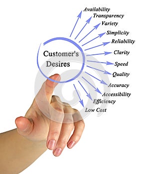 Important Customer`s Desires