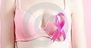 Woman with prevention breast cancer