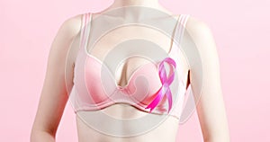 Woman with prevention breast cancer