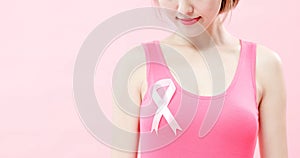 Woman with prevention breast cancer