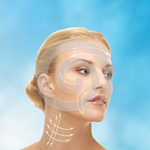 Woman ready for cosmetic surgery