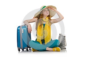 Woman ready for summer holiday