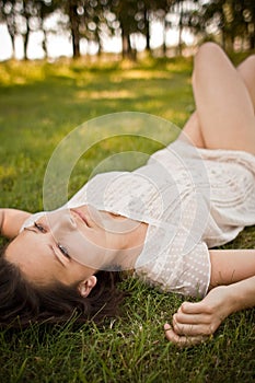 Woman relaxing