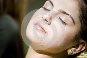 Woman resting. photo