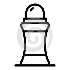 Woman roll deodorant icon, outline style