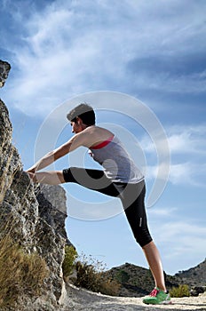 Woman running