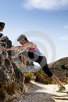 Woman running