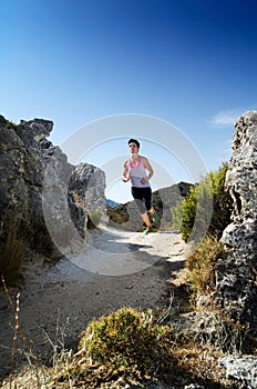 Woman running