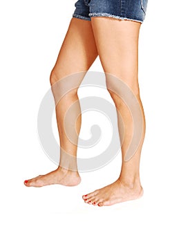 Woman's legs.