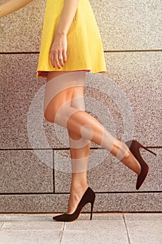 Woman's legs in full length
