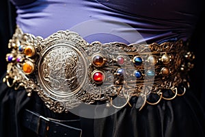 Woman's Waist Belt Close Up